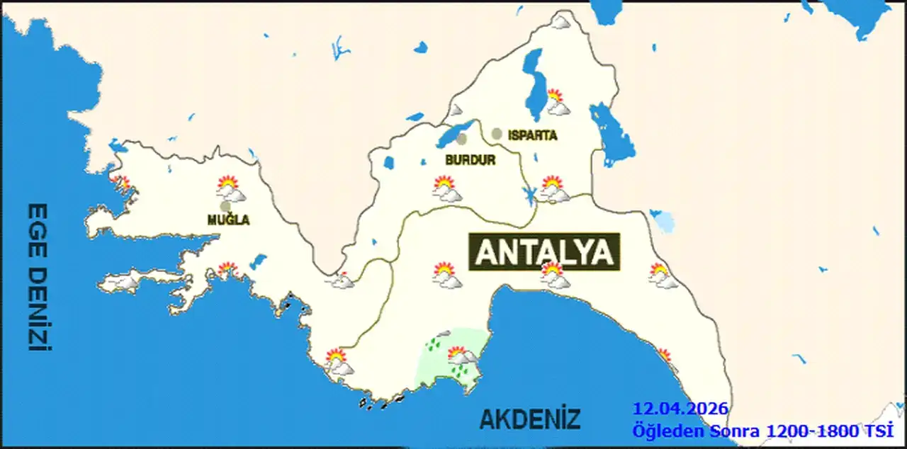 Antalya'da Kumluca ve Finike'ye Pazar Uyarısı 2